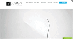Desktop Screenshot of efourdesign.com
